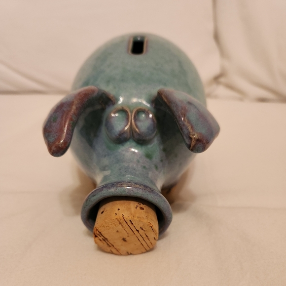 Ceramic Pig Piggy Bank - Picture 3 of 3